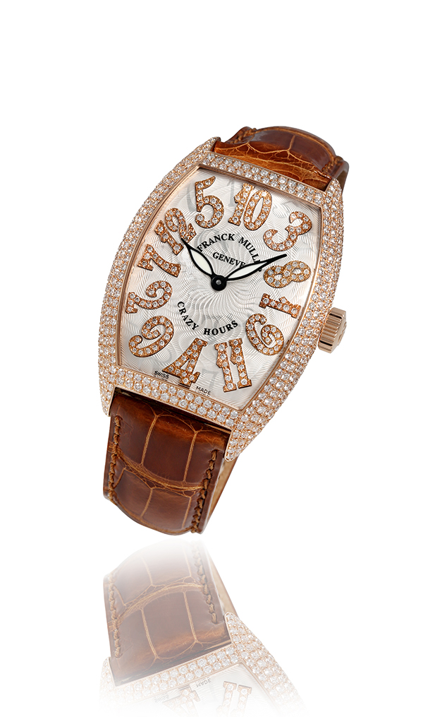 Crazy Hours 2014玫瑰金鑽錶